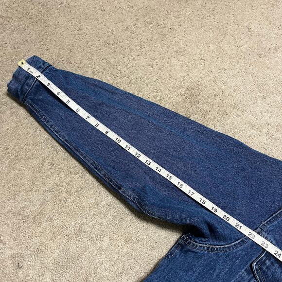 Vintage Wrangler Hero Denim Trucker Jacket Large - Picture 7 of 7